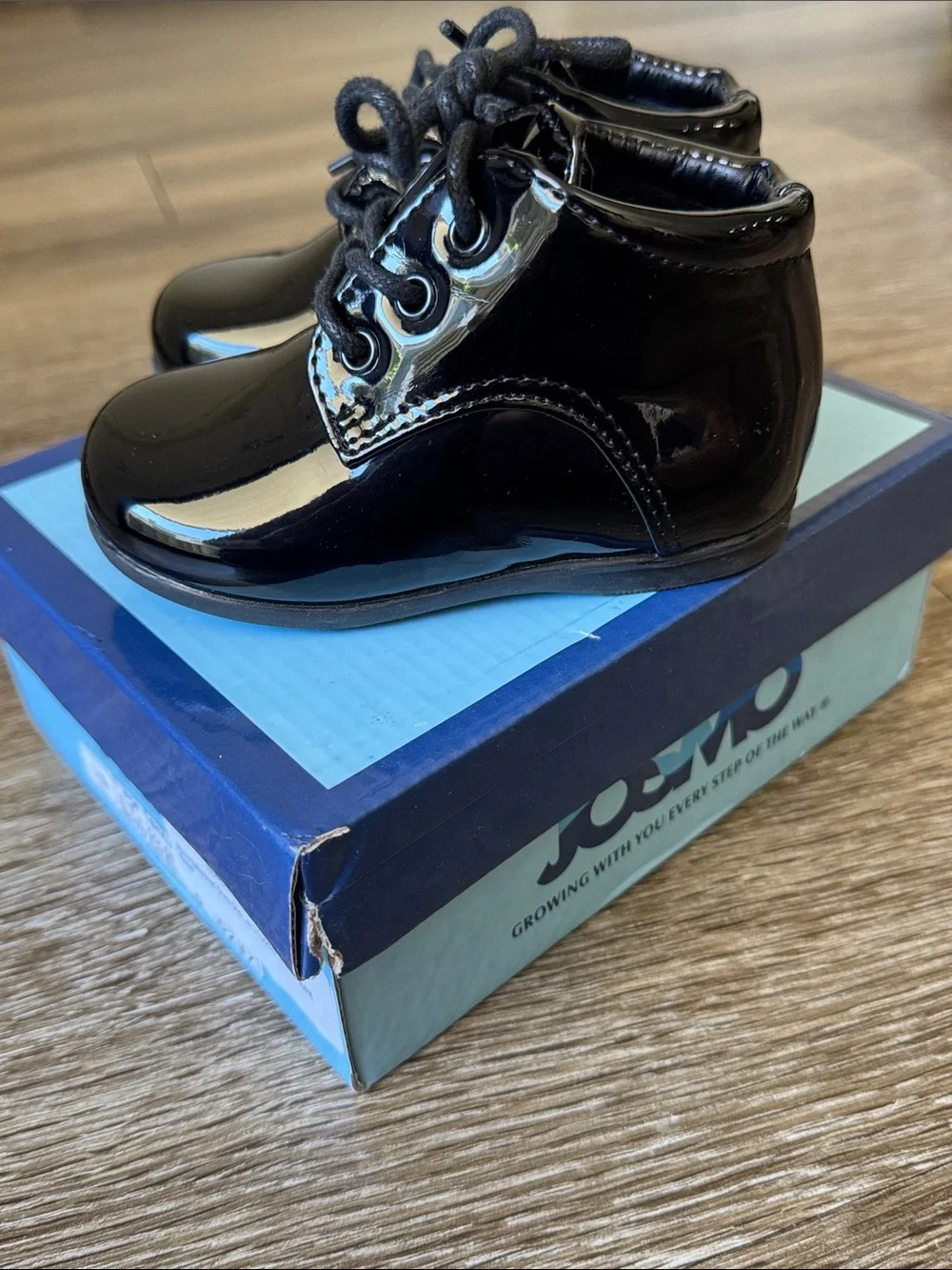 Josmo Baby Boys' Dress Shoes - Patent Leather Derby Shoes (Infant/Toddler)